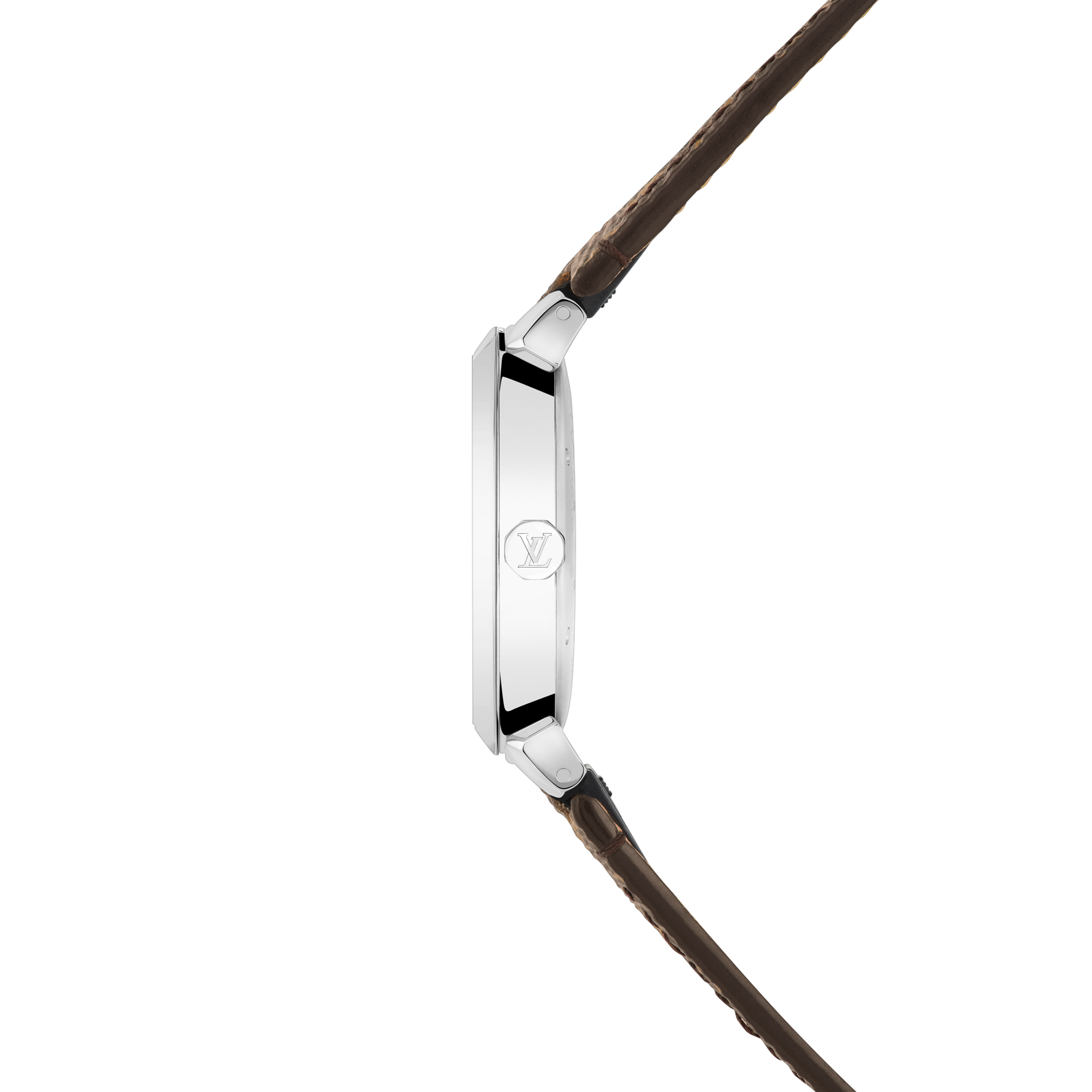 Tambour Slim Monogram - 石英機芯、33毫米及精鋼  in 腕錶系列