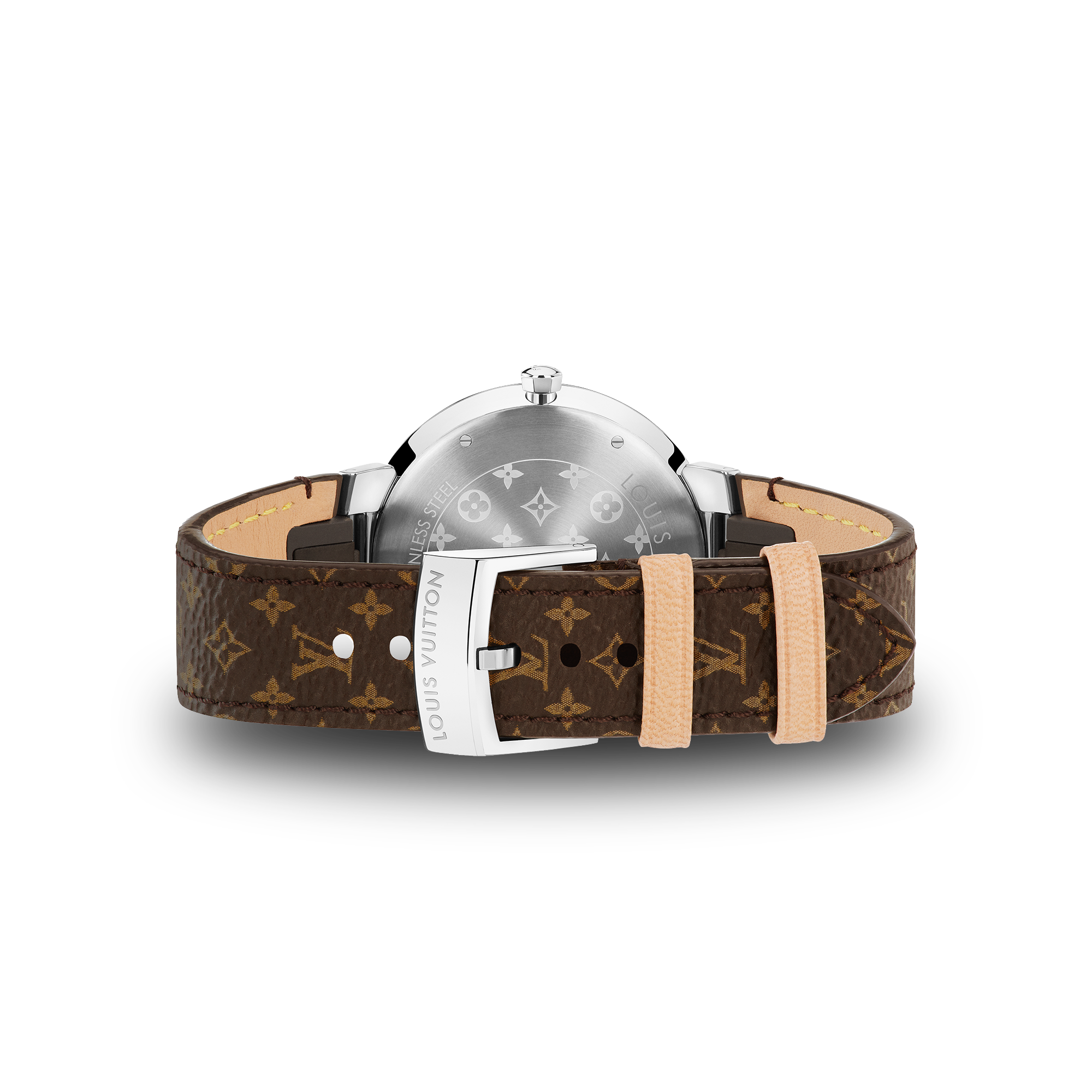 Tambour Slim Monogram - 石英機芯、39毫米及精鋼  in 腕錶系列