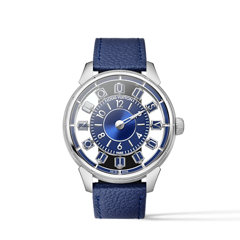 Tambour Spin Time Air,自動機芯,42.5毫米,白K金 in 腕錶系列's 腕錶總覽 } collections by Louis Vuitton (產品縮放)