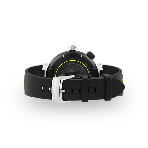 Tambour Street Diver - 自動機芯、44毫米及精鋼 in 腕錶系列's 腕錶總覽 } collections by Louis Vuitton (產品縮放)