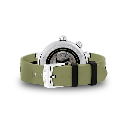 Tambour Street Diver - 自動機芯,44毫米,精鋼 in 腕錶系列's 腕錶總覽 } collections by Louis Vuitton (產品縮放)