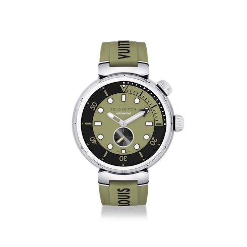 Tambour Street Diver - 自動機芯,44毫米,精鋼 in 腕錶系列's 腕錶總覽 } collections by Louis Vuitton (產品縮放)
