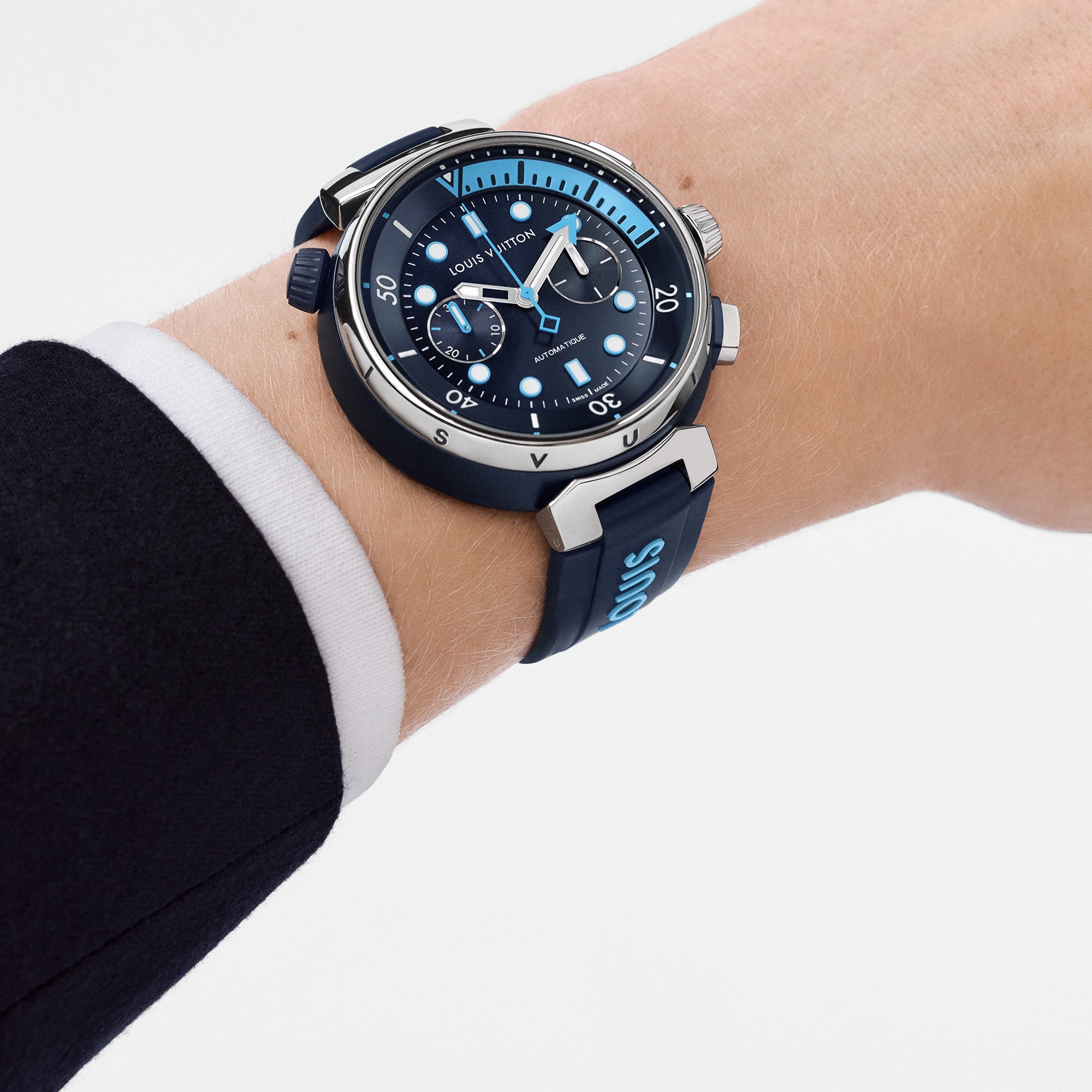 Tambour Street Diver Chronograph - 自動機芯，46毫米，精鋼  in 腕錶系列