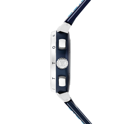 Tambour Street Diver Chronograph - 自動機芯,46毫米,精鋼 in 腕錶系列's 腕錶總覽 } collections by Louis Vuitton (產品縮放)