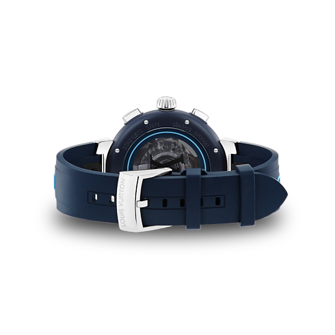 Tambour Street Diver Chronograph - 自動機芯,46毫米,精鋼 in 腕錶系列's 腕錶總覽 } collections by Louis Vuitton (產品縮放)