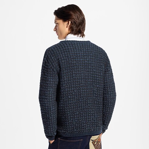 紋理開襟外套 cropped worn view