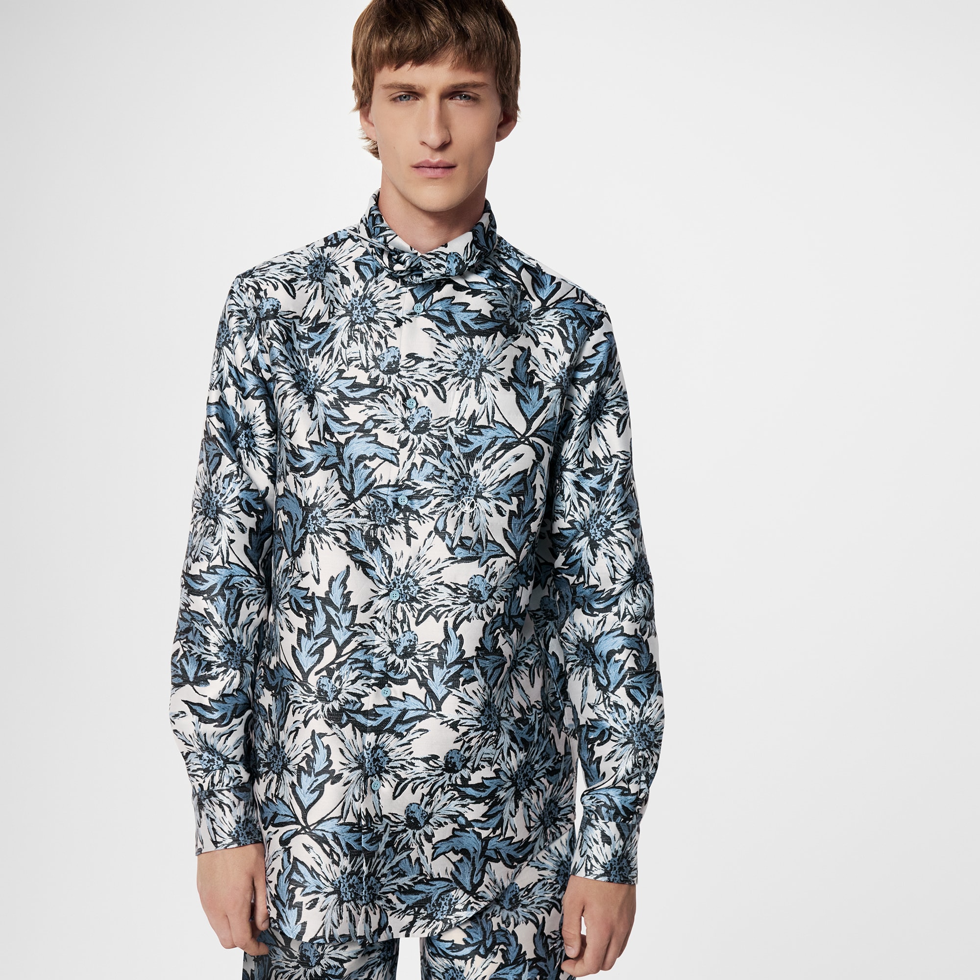 Thistle 綁結衣領襯衫  in 男士