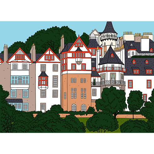 Travel Book Edinburgh in 行李箱、旅行用品及家居精品's 書庫及文具 旅遊書籍 collections by Louis Vuitton (產品縮放)