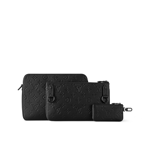 Trio 郵差包 Monogram Shadow 皮革 in 男士's 皮件系列 All Collections collections by Louis Vuitton (產品縮放)