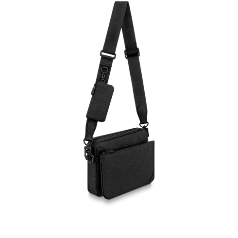 Trio 郵差包 Monogram Shadow 皮革 in 男士's 皮件系列 All Collections collections by Louis Vuitton (產品縮放)