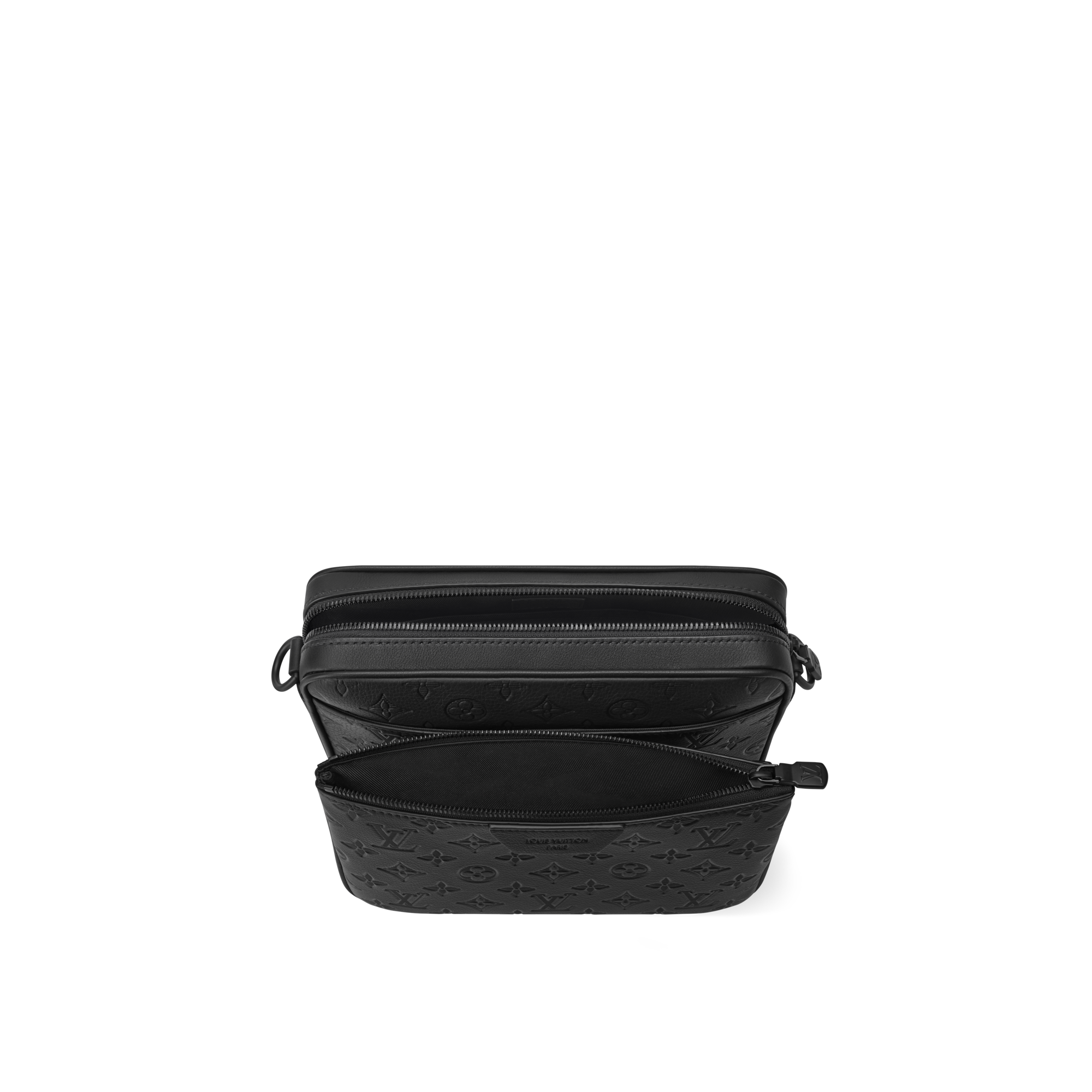 Trio 郵差包 Monogram Shadow 皮革 in 時尚包包及小型皮件