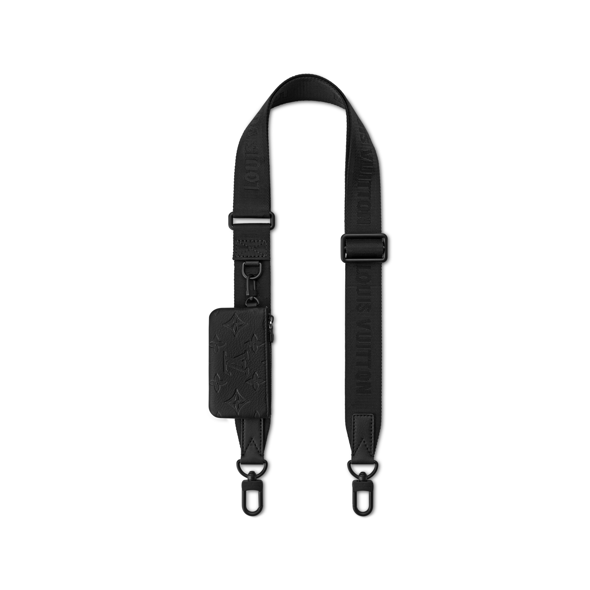 Trio 郵差包 Monogram Shadow 皮革 in 時尚包包及小型皮件