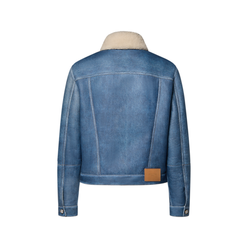 錯視牛仔布羊毛皮牛牛仔外套 in 男士's 時裝系列 時裝總覽 collections by Louis Vuitton (產品縮放)