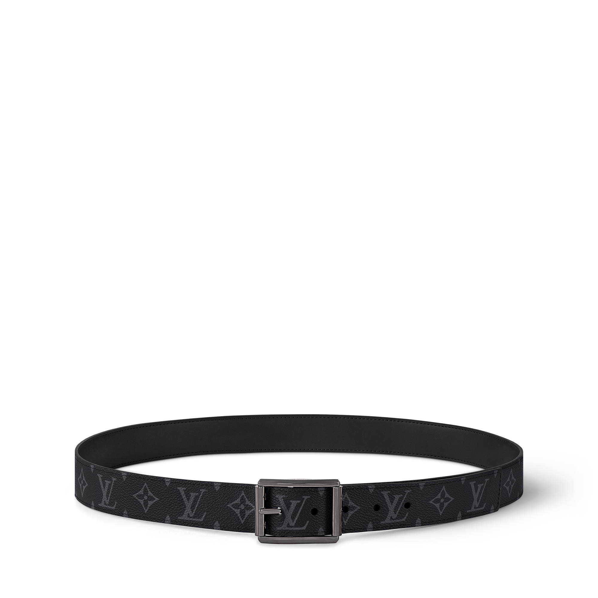 Uptown 35毫米雙面皮帶 Monogram Eclipse 帆布 in 男士