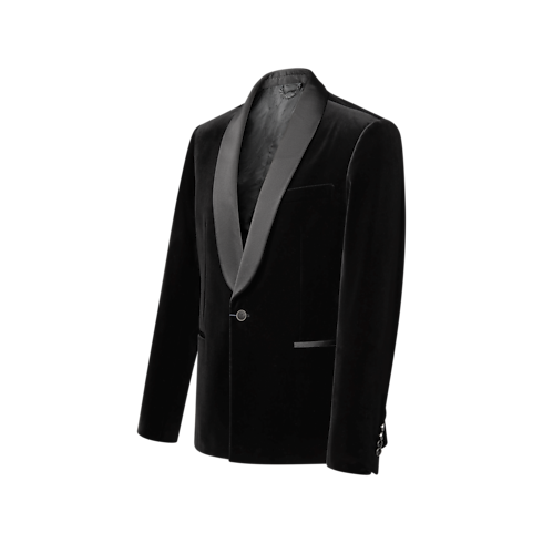 絲絨單排扣禮服外套 in 男士's 時裝系列 時裝總覽 collections by Louis Vuitton (產品縮放)