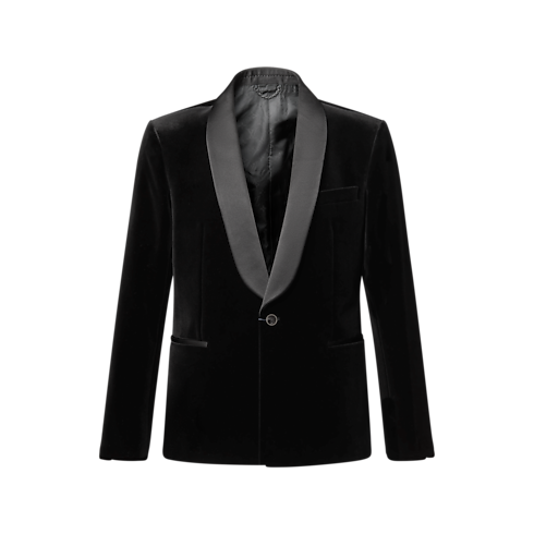 絲絨單排扣禮服外套 in 男士's 時裝系列 時裝總覽 collections by Louis Vuitton (產品縮放)