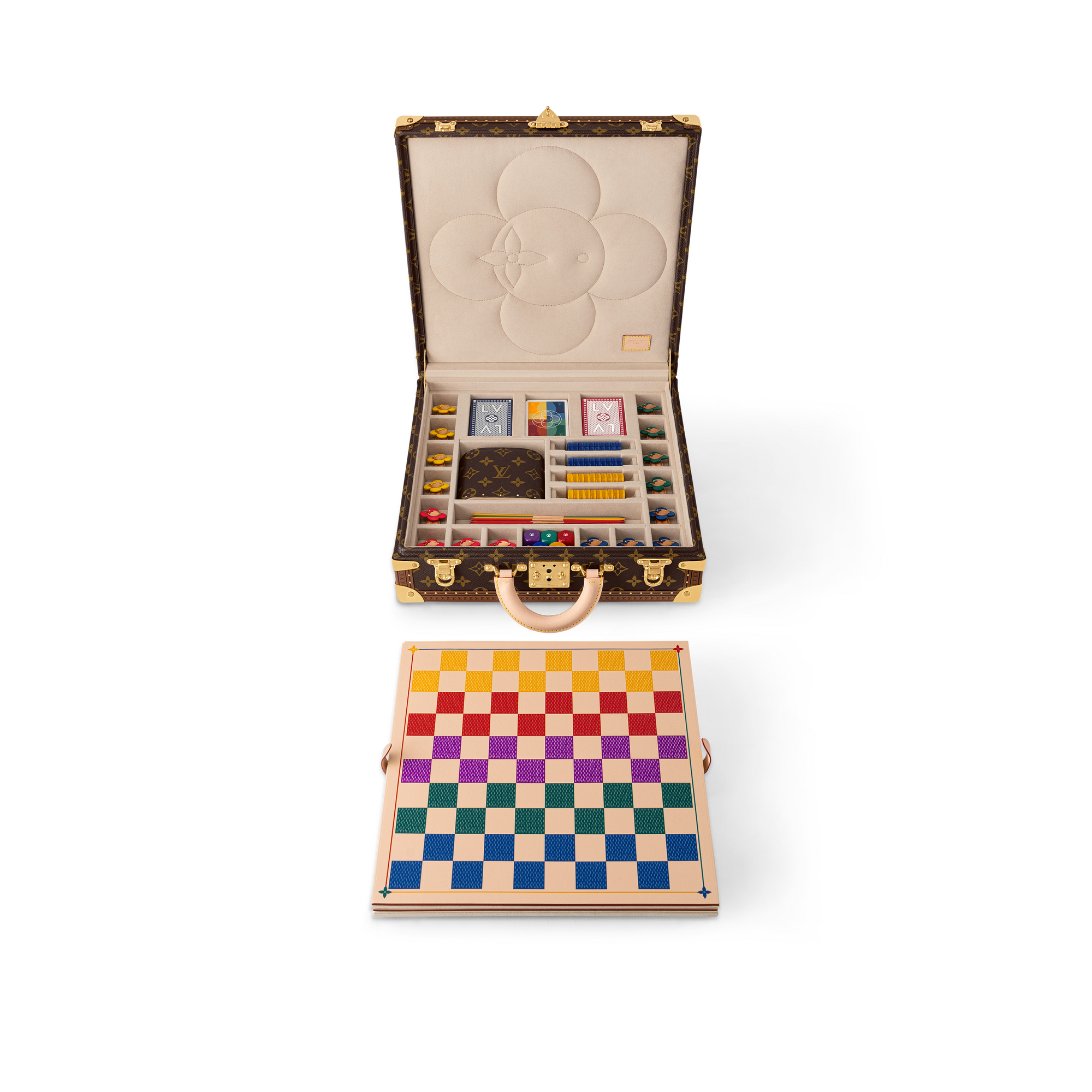 Vivienne Adventures Box Monogram 帆布 in 行李箱、旅行用品及家居精品