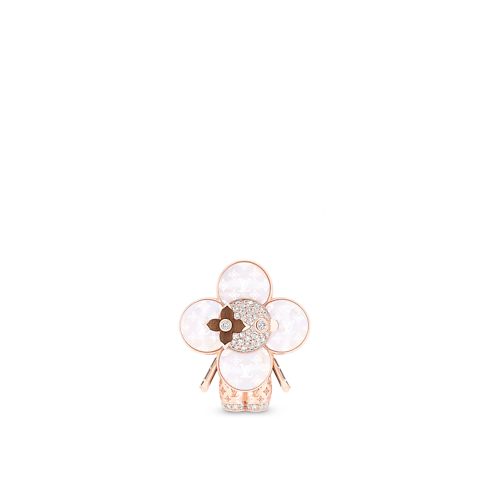 Vivienne Monogram 玫瑰K金配珍珠母貝、木材及鑽石吊墜 in 珠寶系列's 按類別瀏覽 高級珠寶總覽 collections by Louis Vuitton (產品縮放)