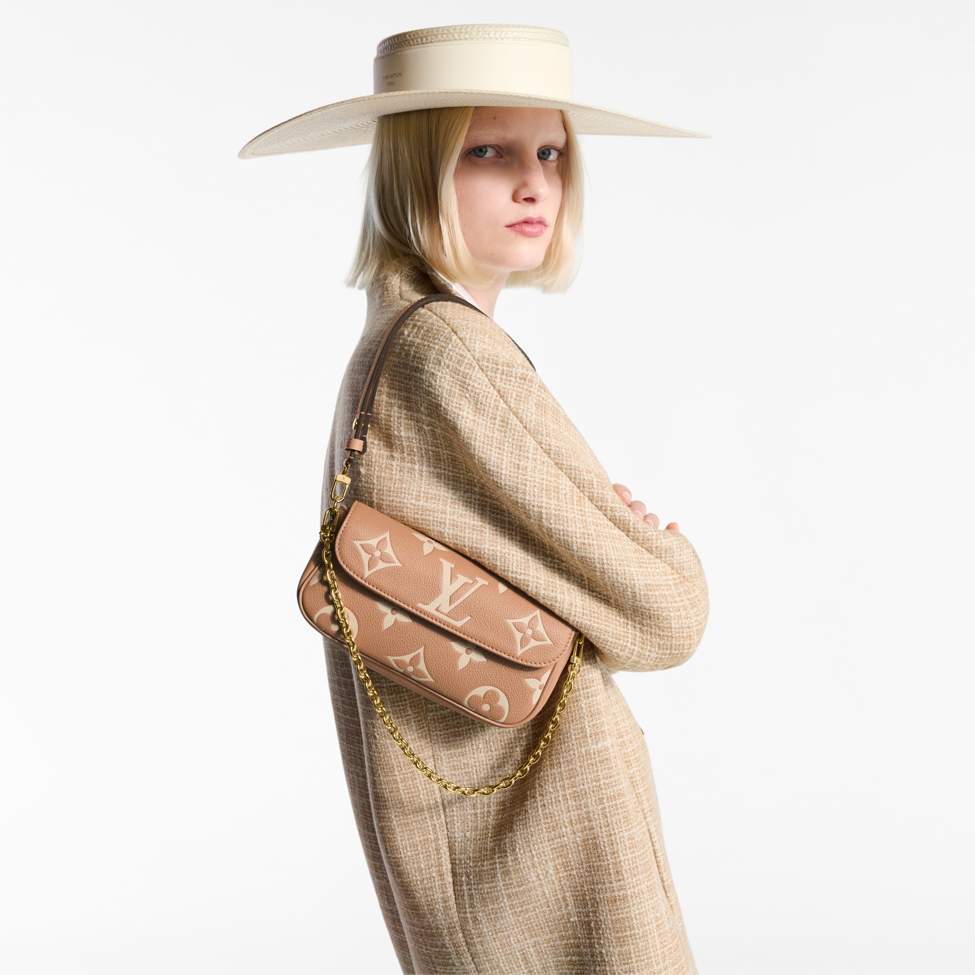 Wallet on Chain Ivy 雙色 Monogram Empreinte 皮革 in 女士