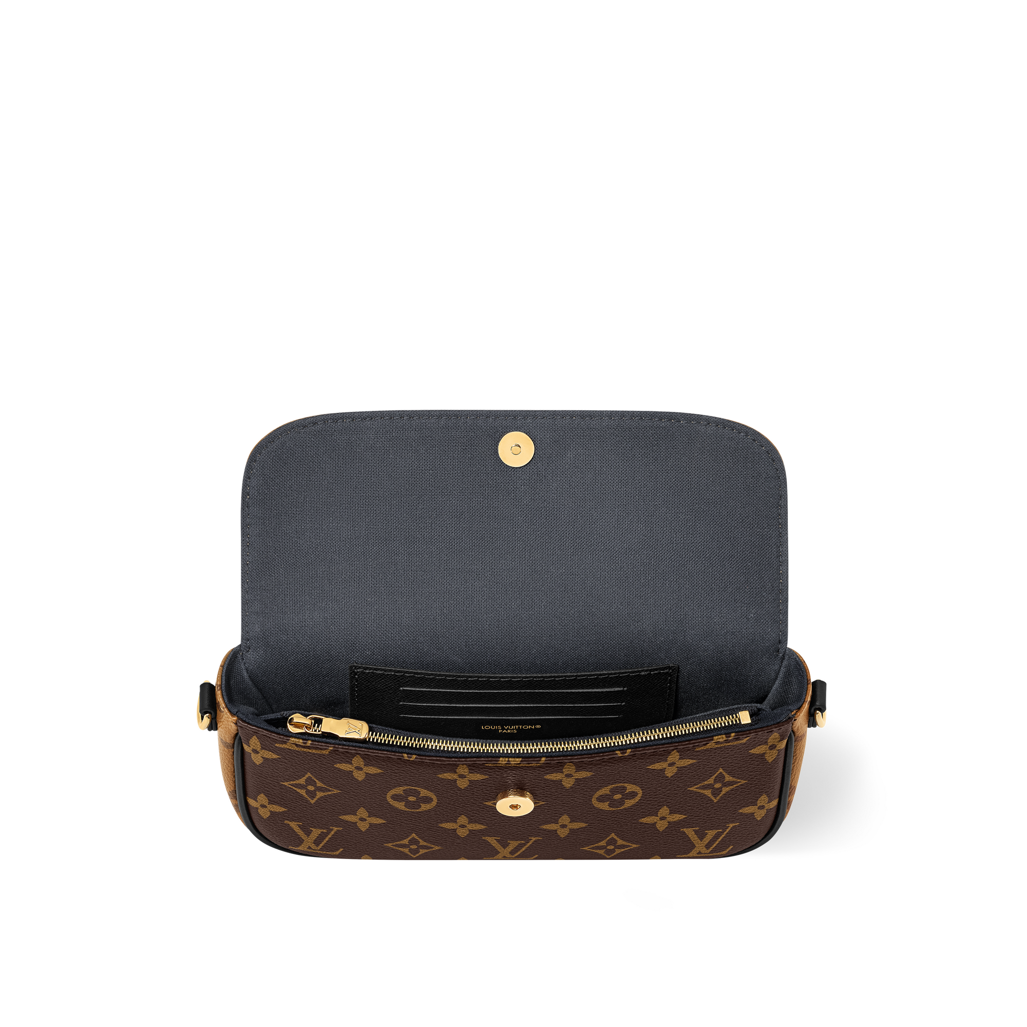 Wallet on Chain Ivy Monogram Reverse 帆布 in 女士