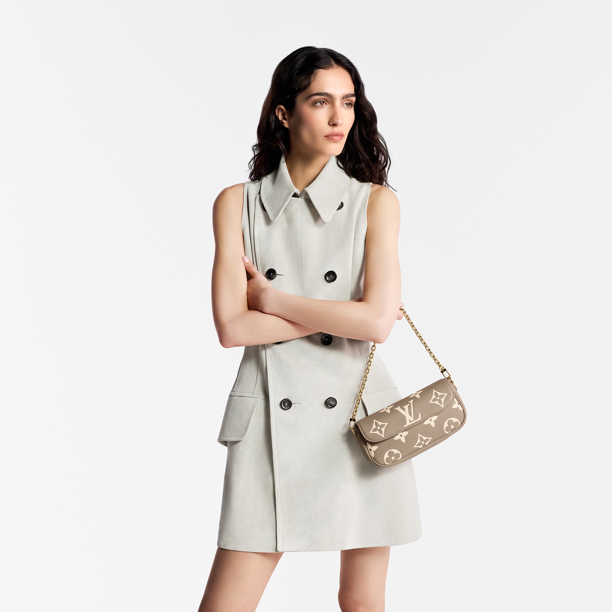 Wallet on Chain Ivy 雙色 Monogram Empreinte 皮革 in 女士