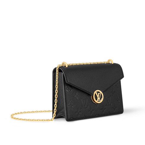 Wallet On Chain Rosy Monogram Empreinte 皮革 in 女士's 錢包及小型皮件 鏈條包及迷你包款 collections by Louis Vuitton (產品縮放)