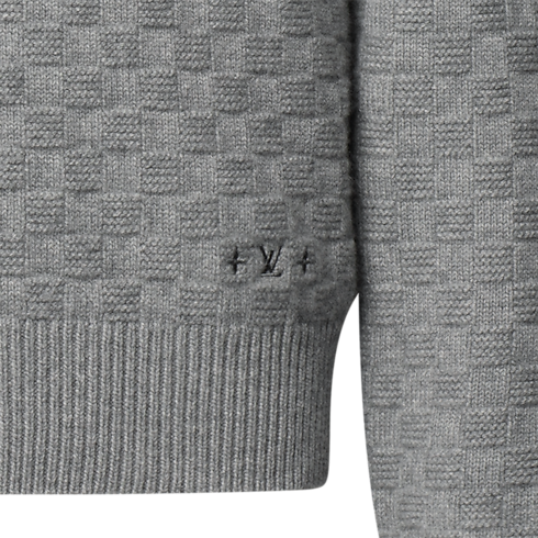 羊毛山羊絨半拉鍊套頭衫 in 男士's 時裝系列 時裝總覽 collections by Louis Vuitton (產品縮放)