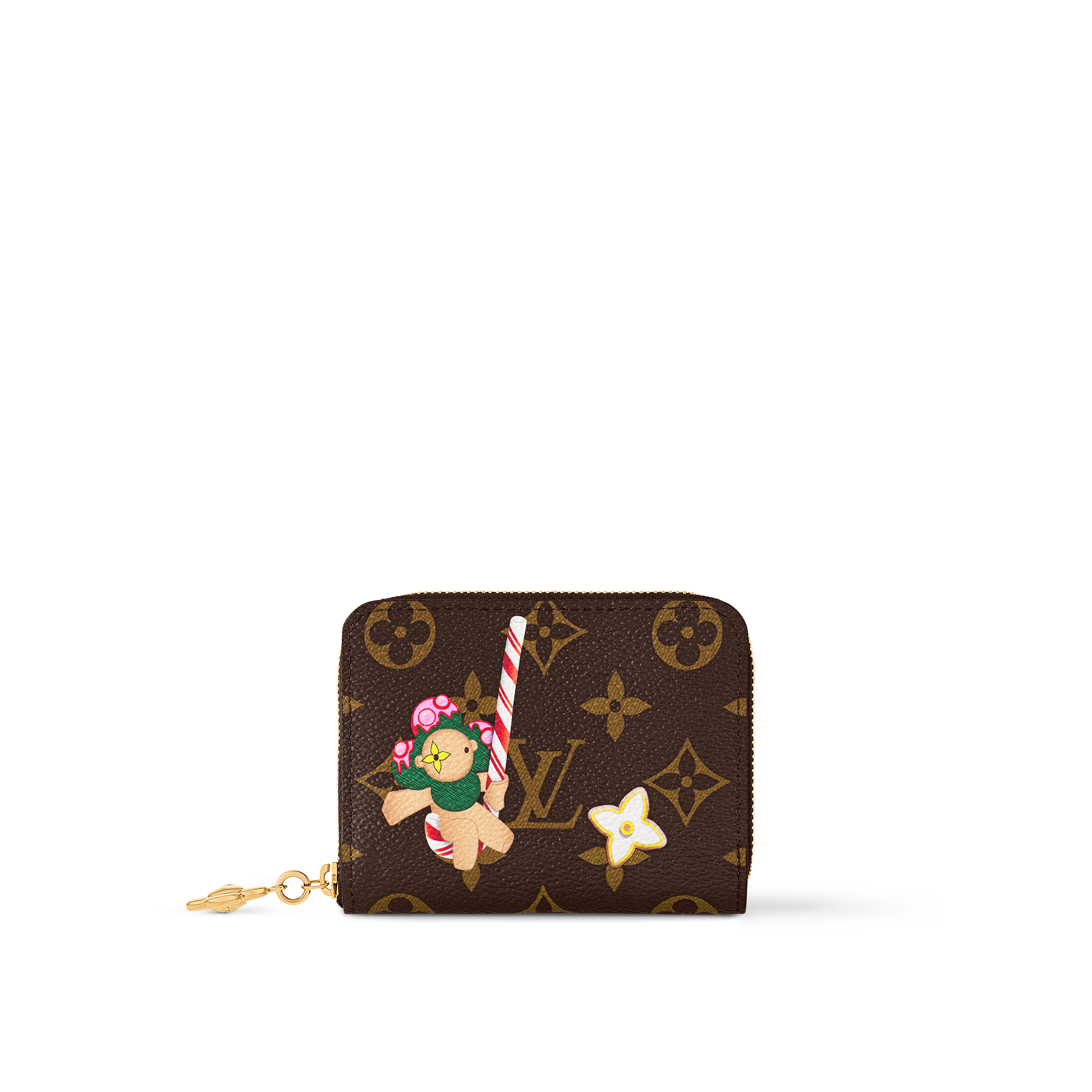 拉鏈零錢包 Monogram 帆布 in 女士