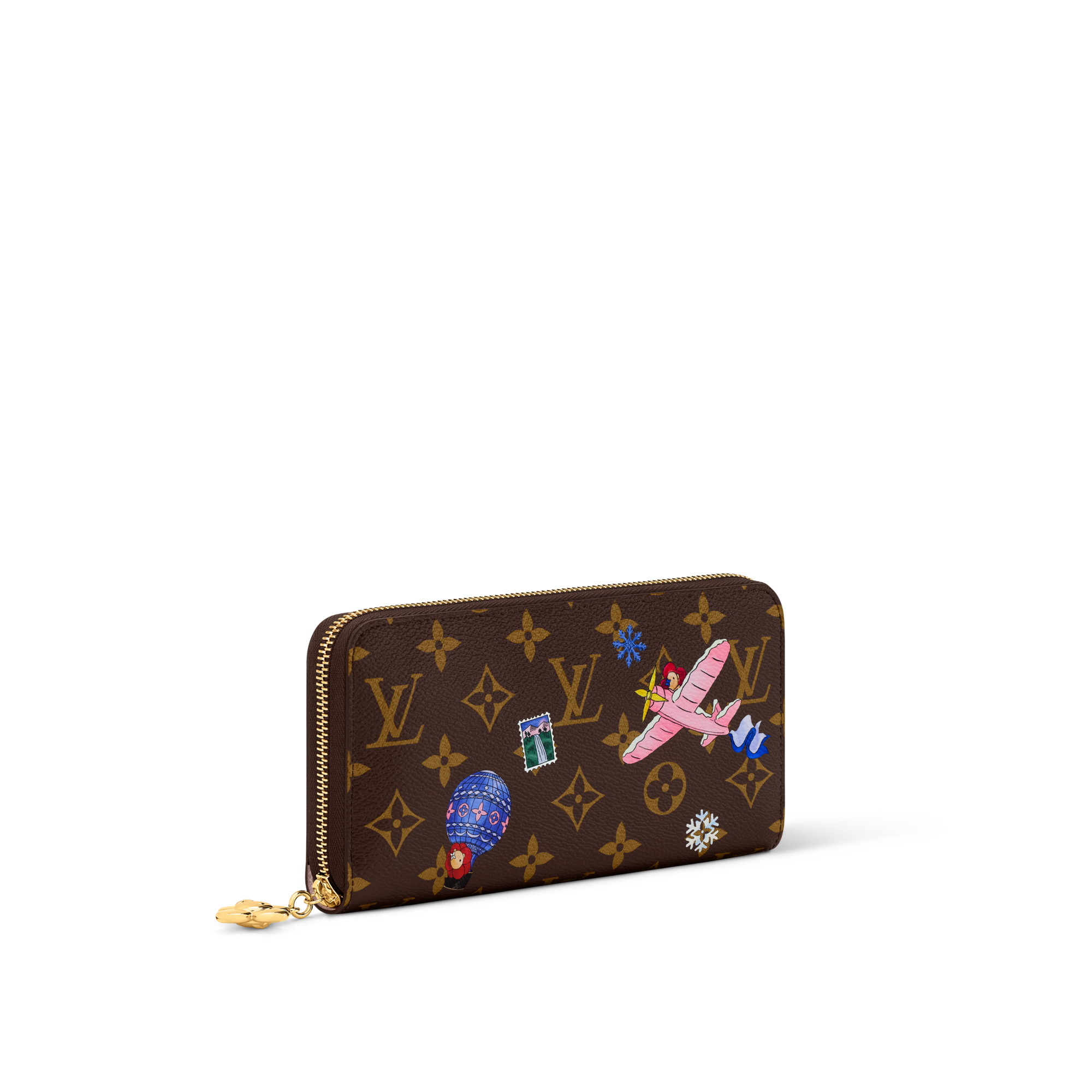 拉鍊錢包 Monogram 帆布 in 女士