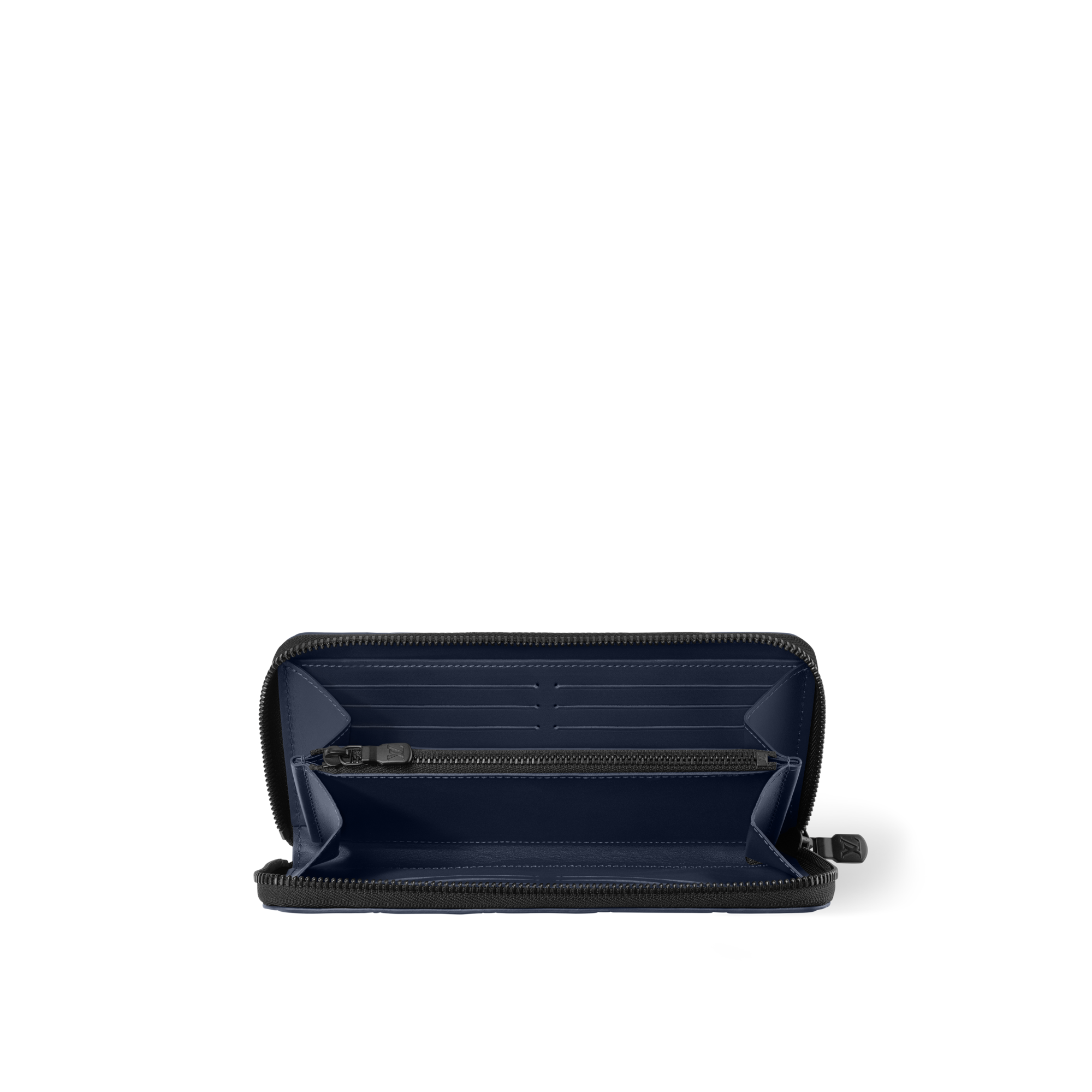 橫式拉鍊錢包 Monogram Shadow 皮革 in 時尚包包及小型皮件