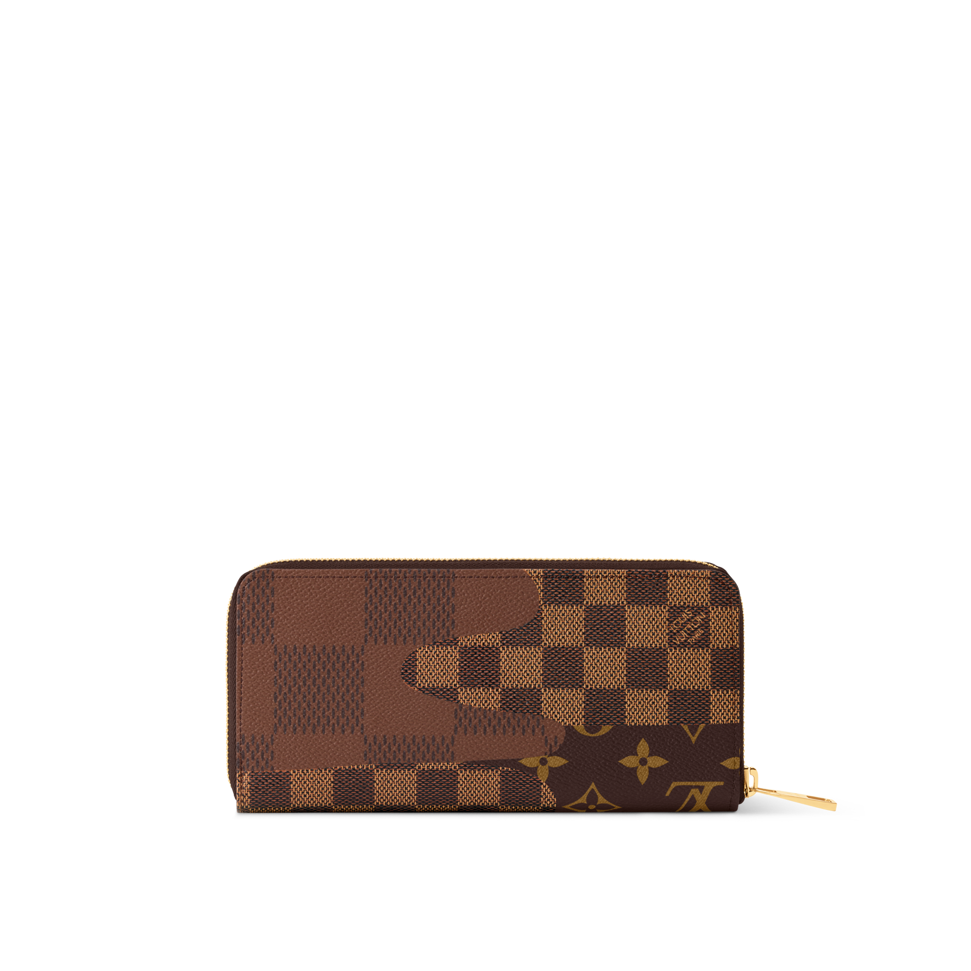 橫式拉鍊錢包 其他 Monogram 帆布 in 時尚包包及小型皮件
